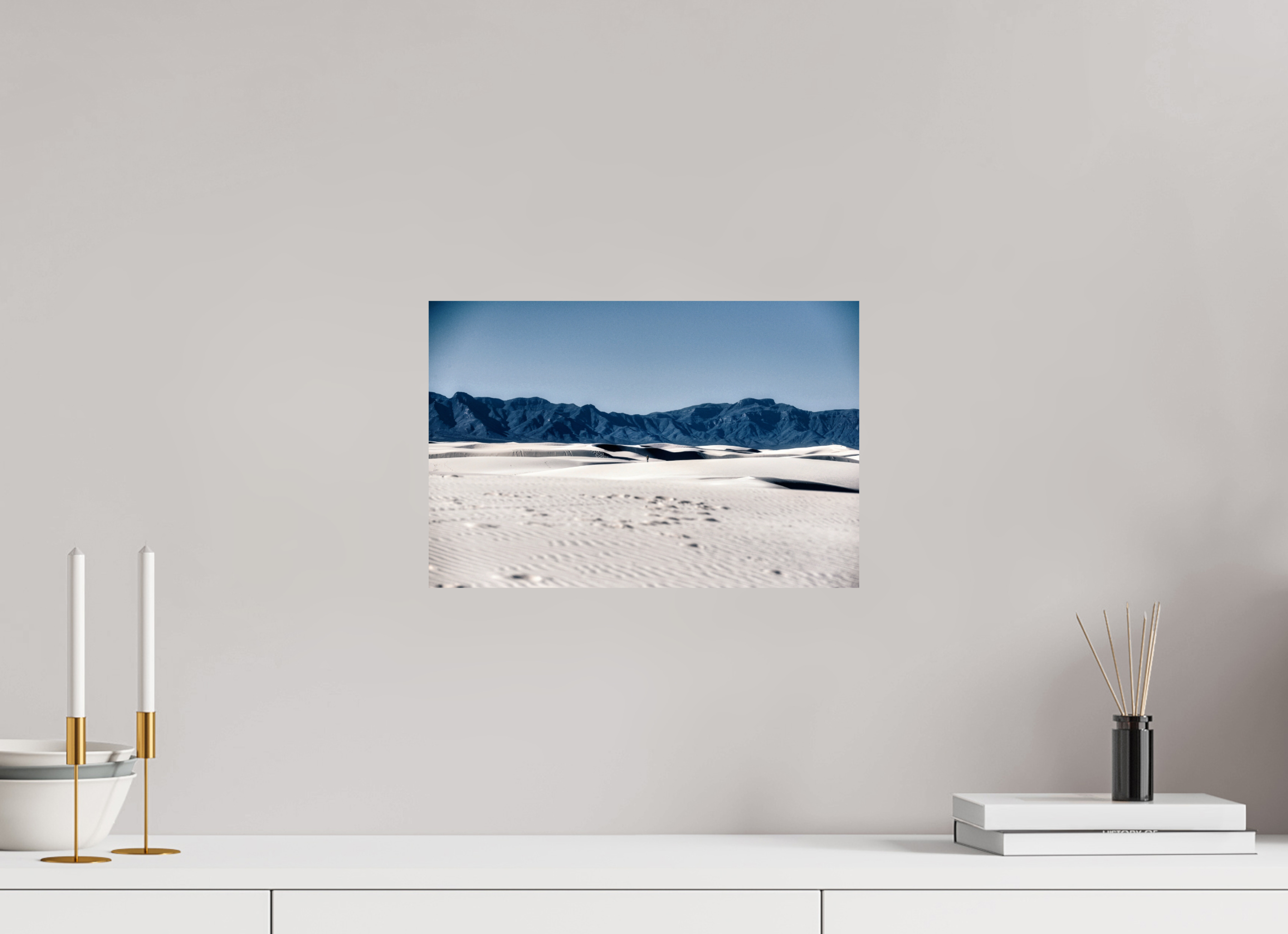 15 x 10″, Paper Only Wandering White Sands
