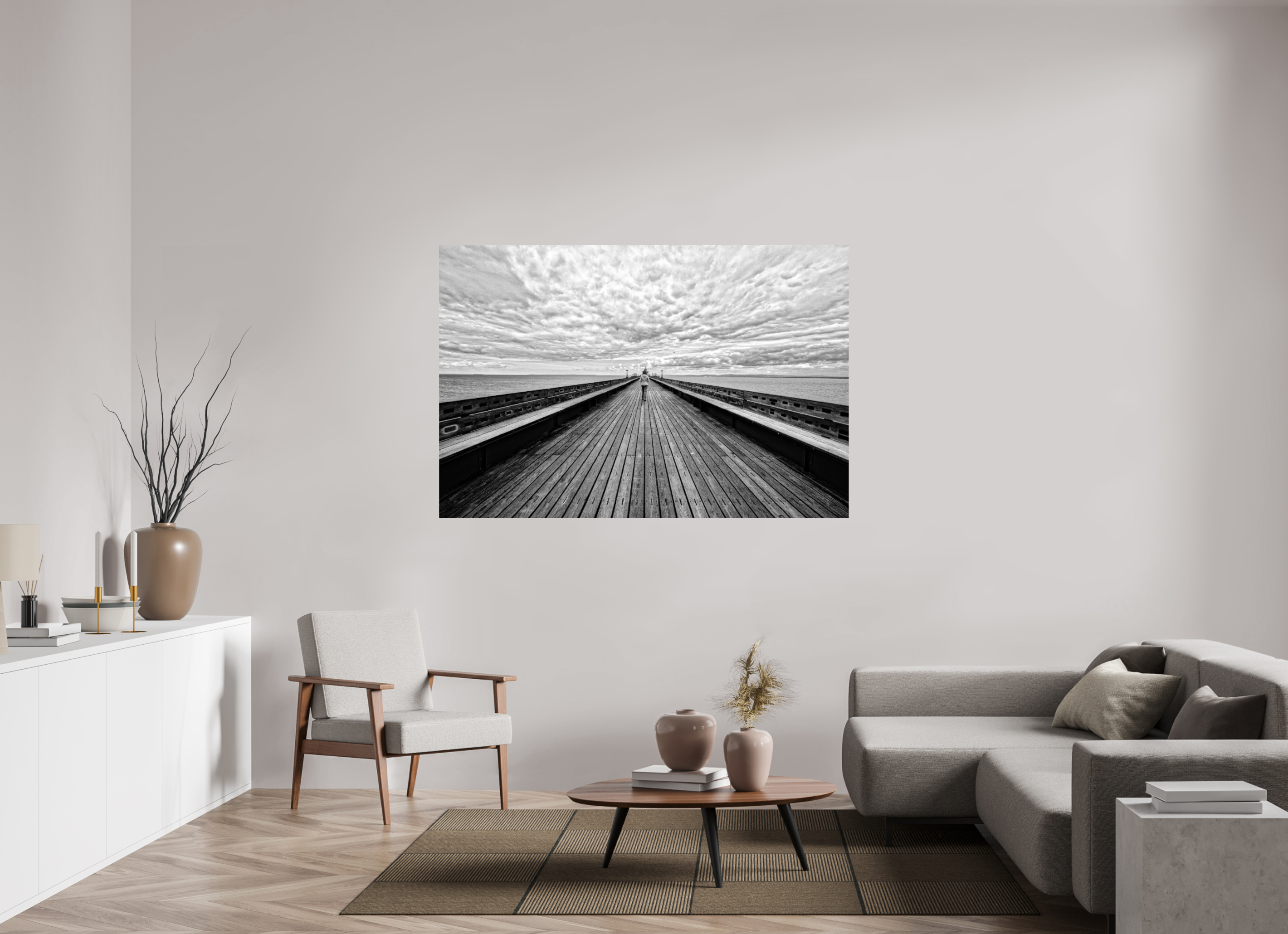 66 x 44″, Paper Only UK Pier