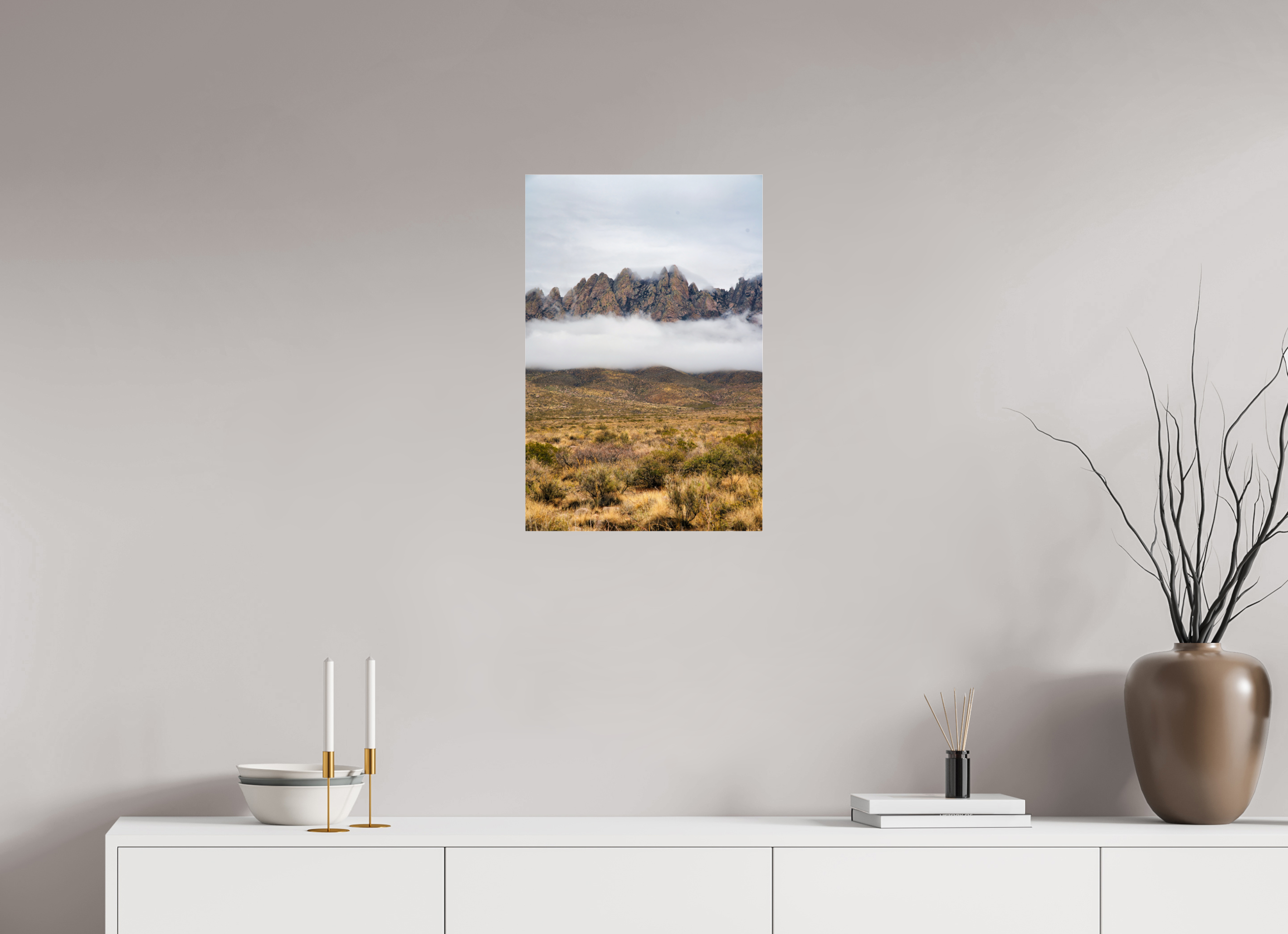 16 x 24″, Glass Organ Mountains